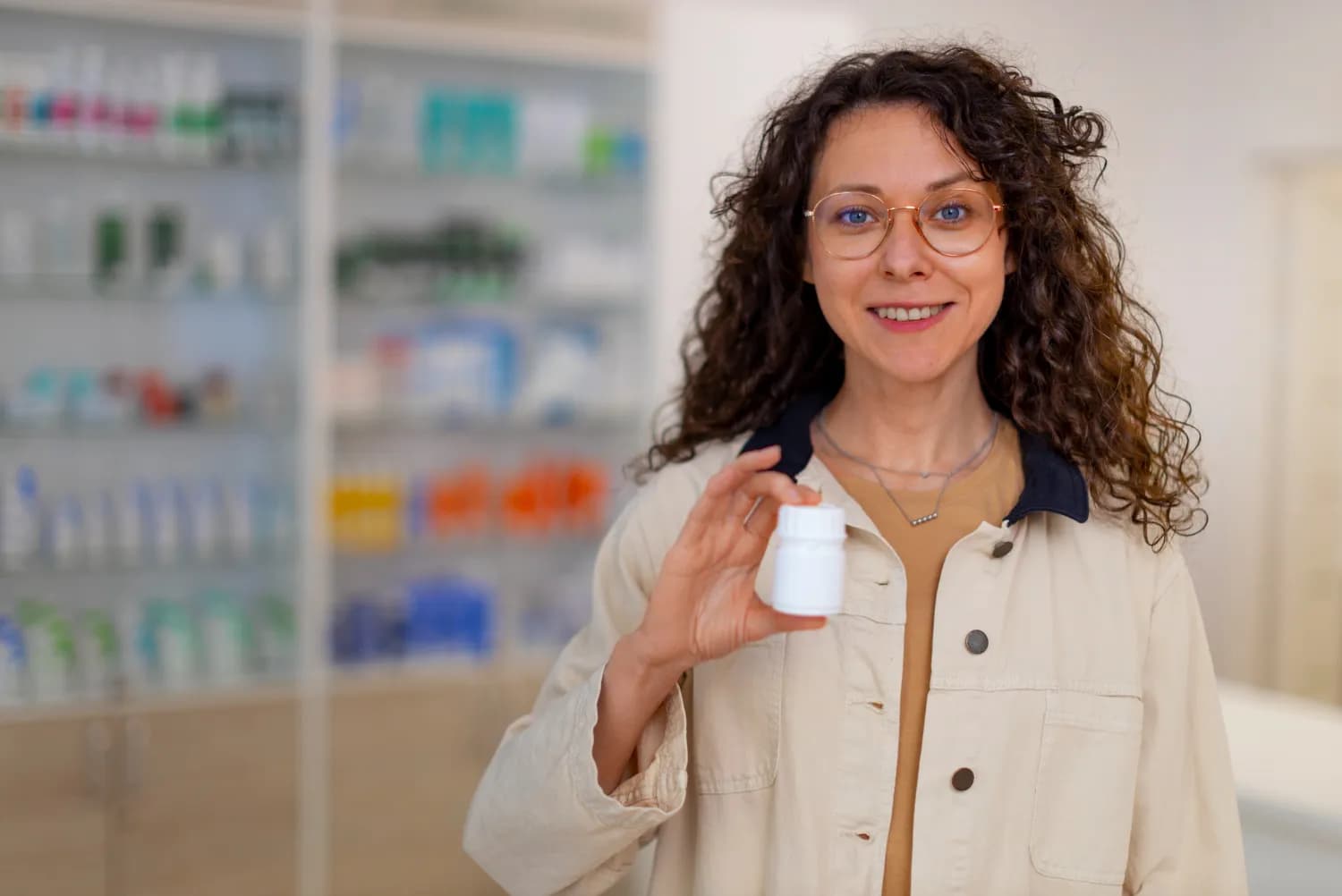 Pharmacist helping patient