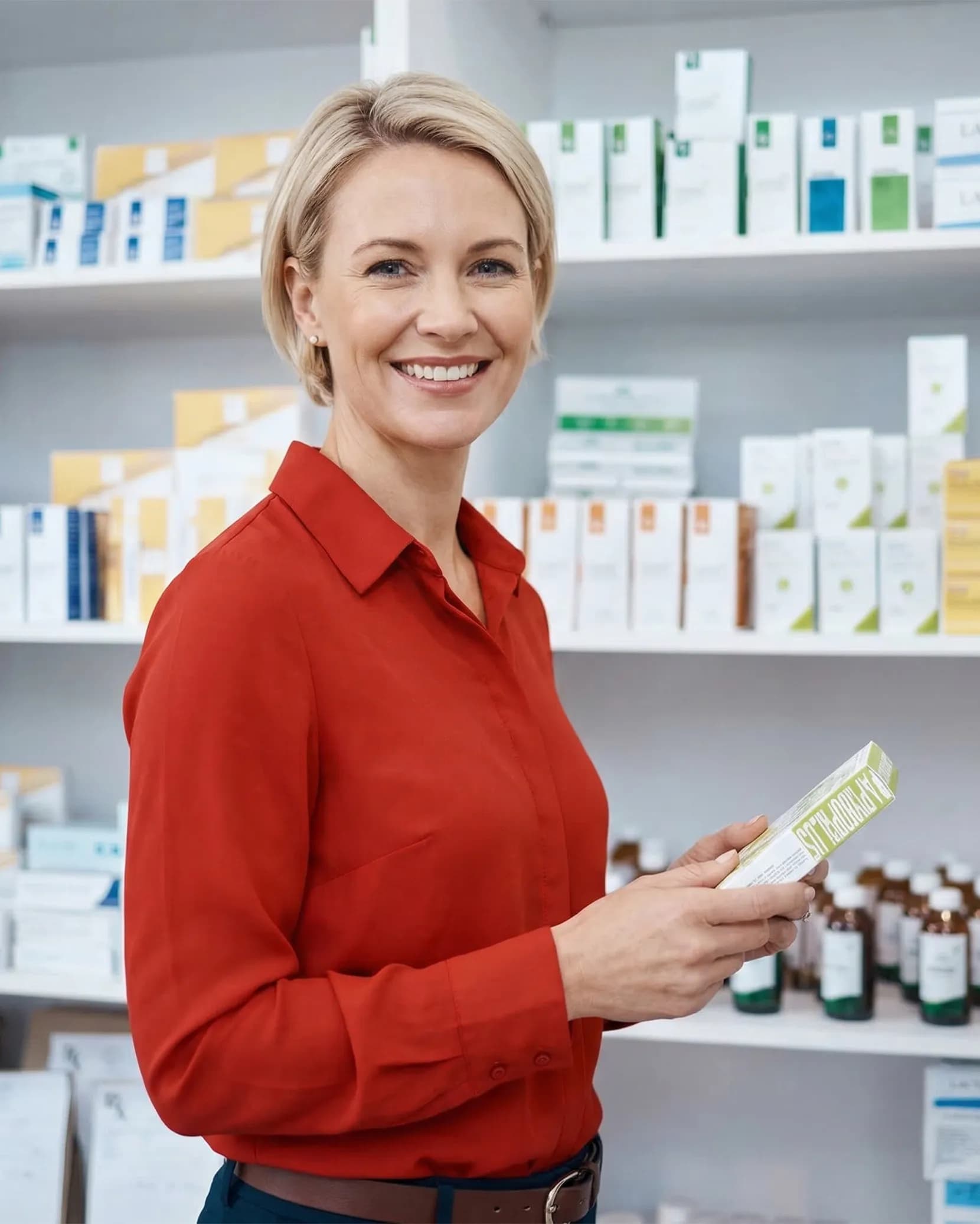 Pharmacy interior